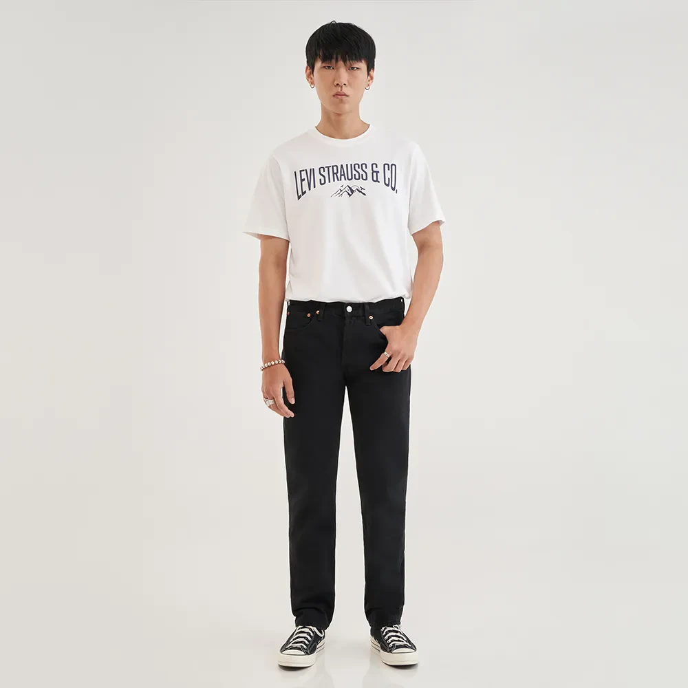 LEVI'S MEN'S 501 ORIGINAL JEANS - BLACK