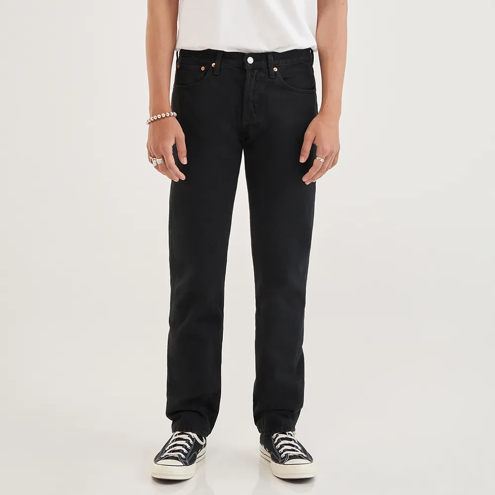 LEVI'S MEN'S 501 ORIGINAL JEANS - BLACK