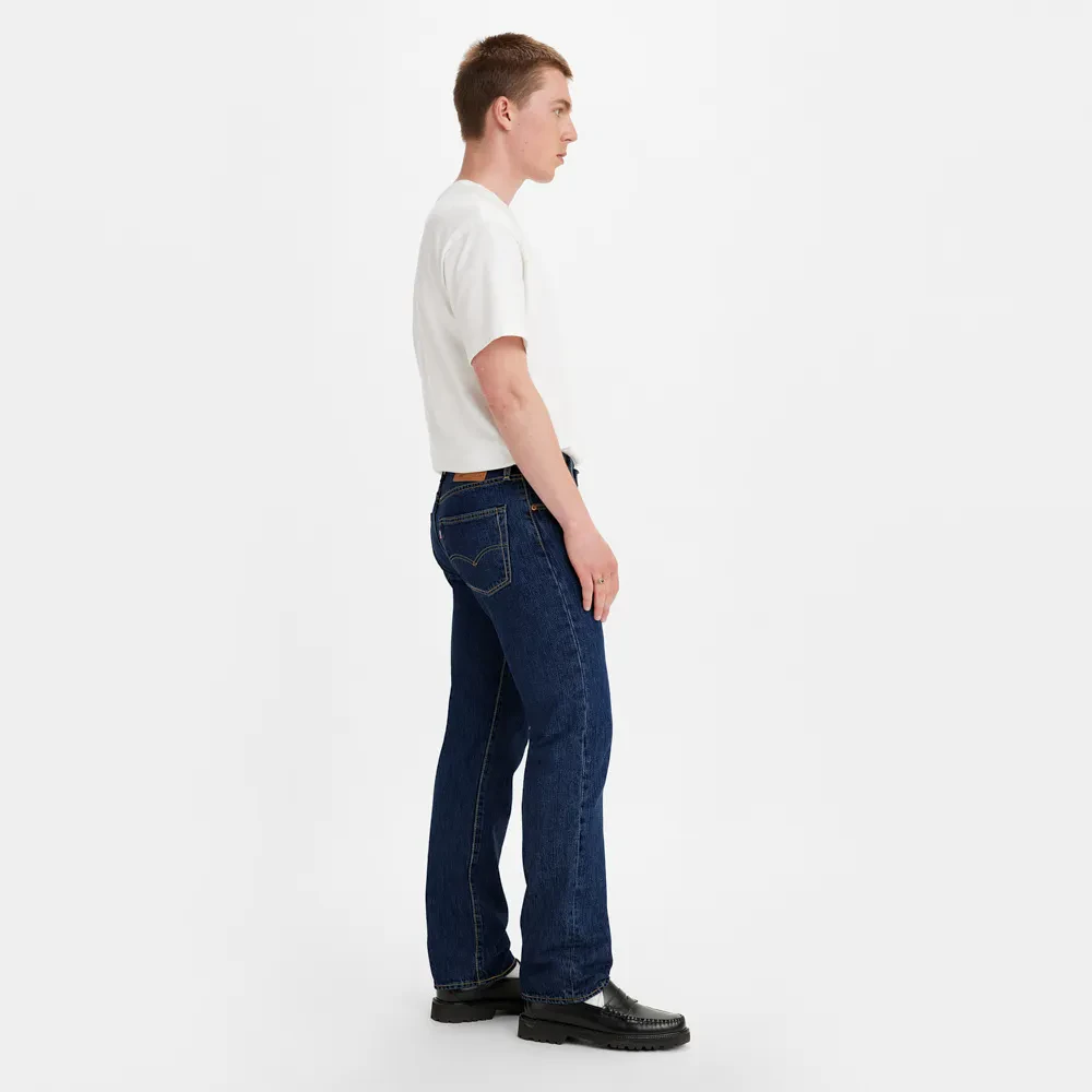 LEVI'S MEN'S 501 ORIGINAL JEANS - DARK WASH