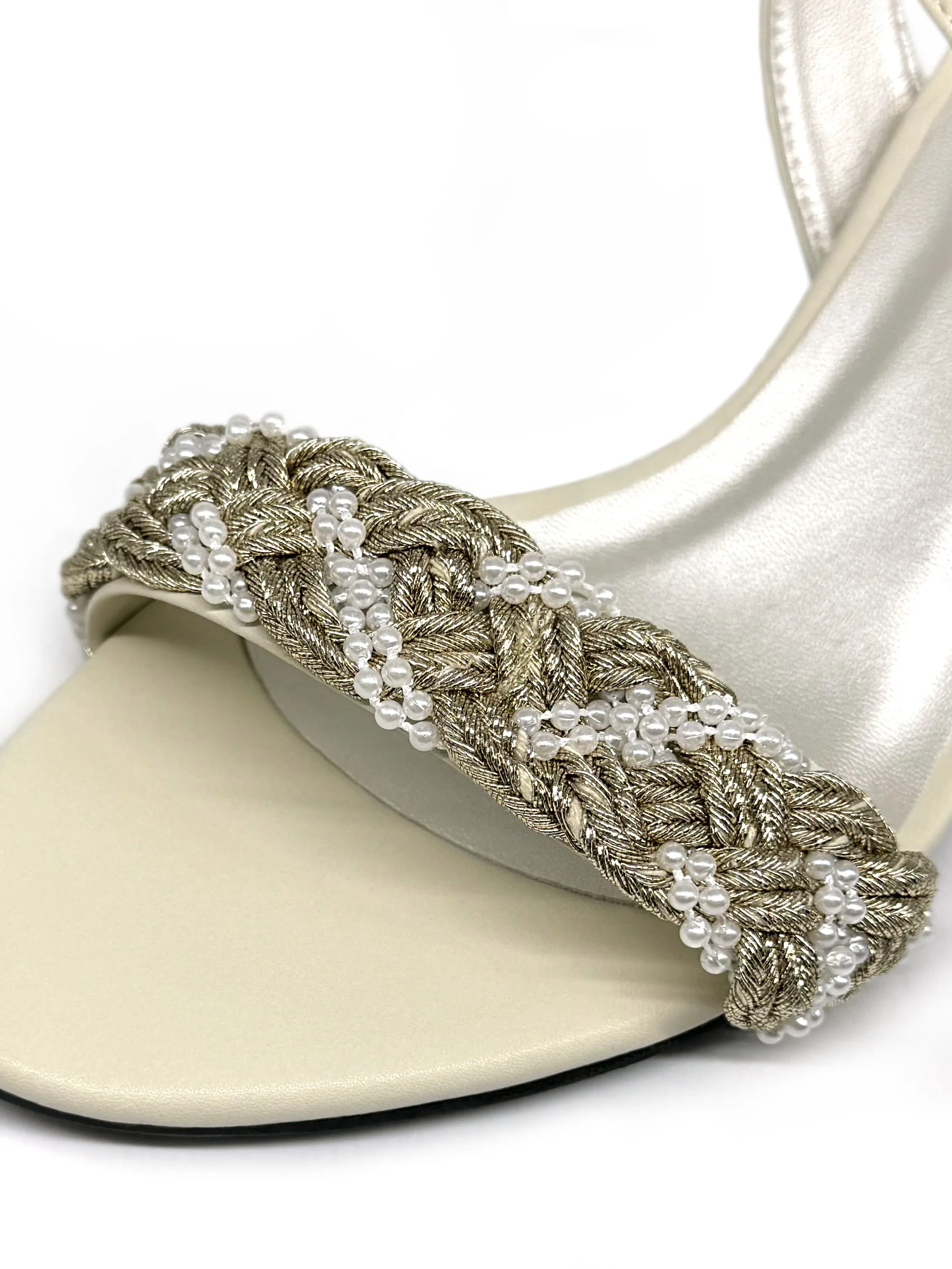 3" HIGH HEEL SANDALS - CLOUD CREAM [5103 4178]
