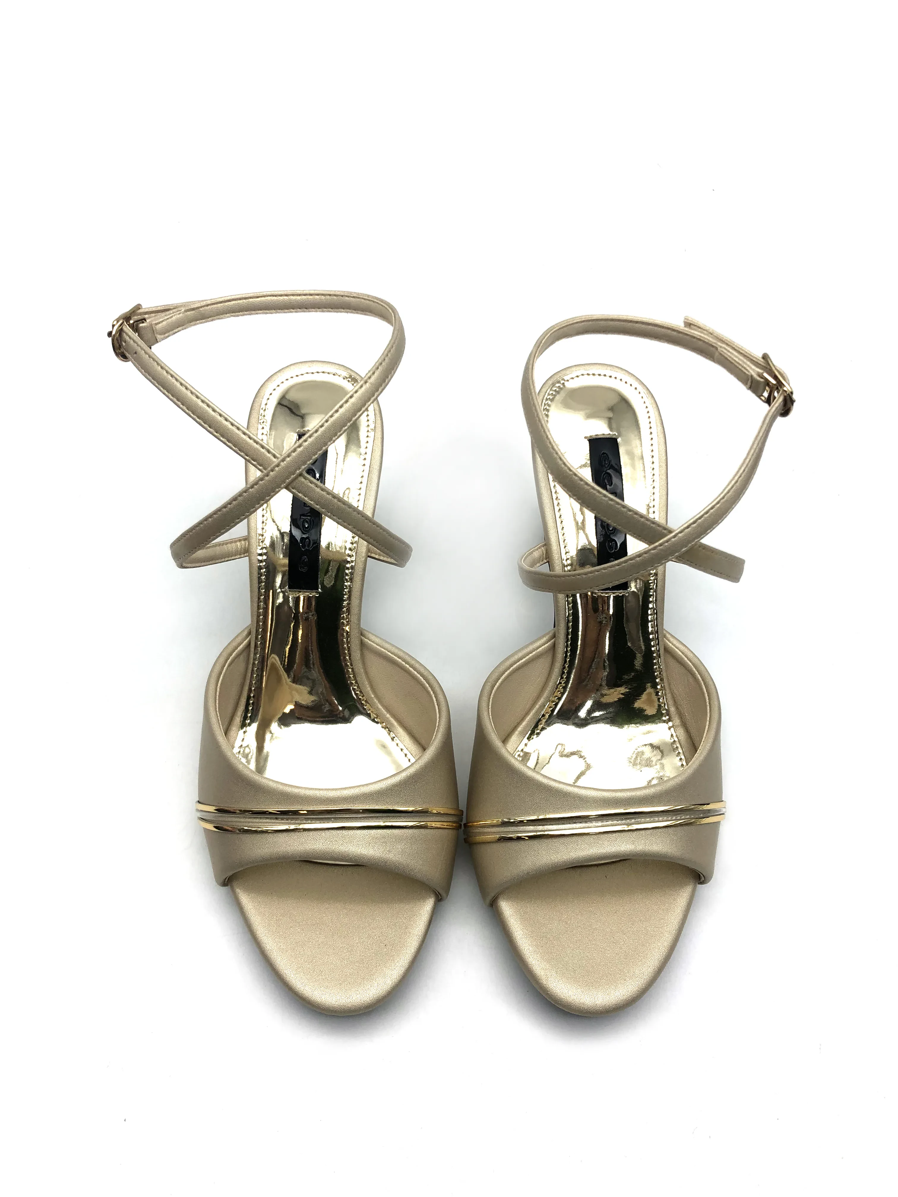 3" HIGH HEEL SANDALS - CHAMPAIGNE BEIGE [5103 3909]