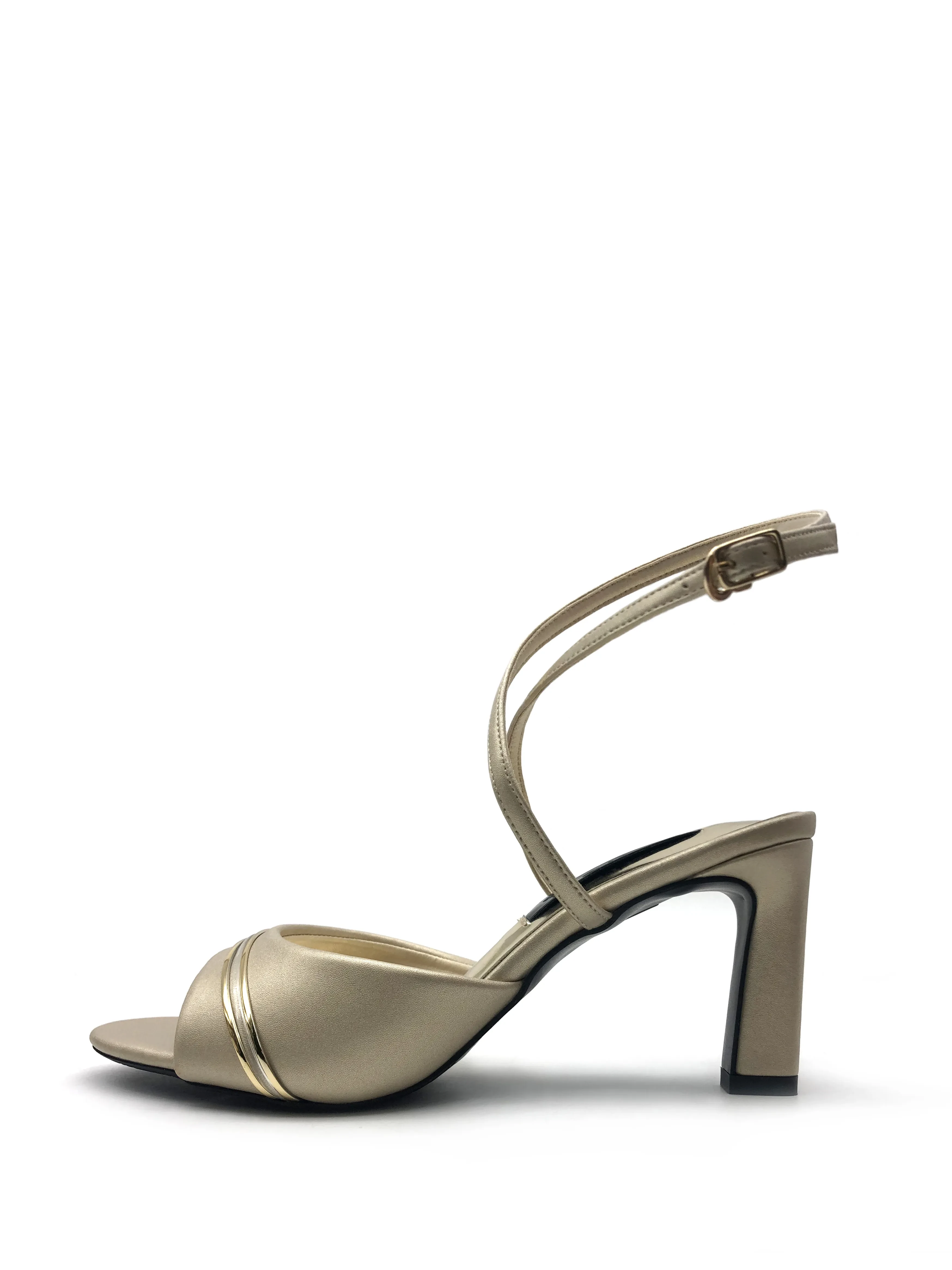 3" HIGH HEEL SANDALS - CHAMPAIGNE BEIGE [5103 3909]