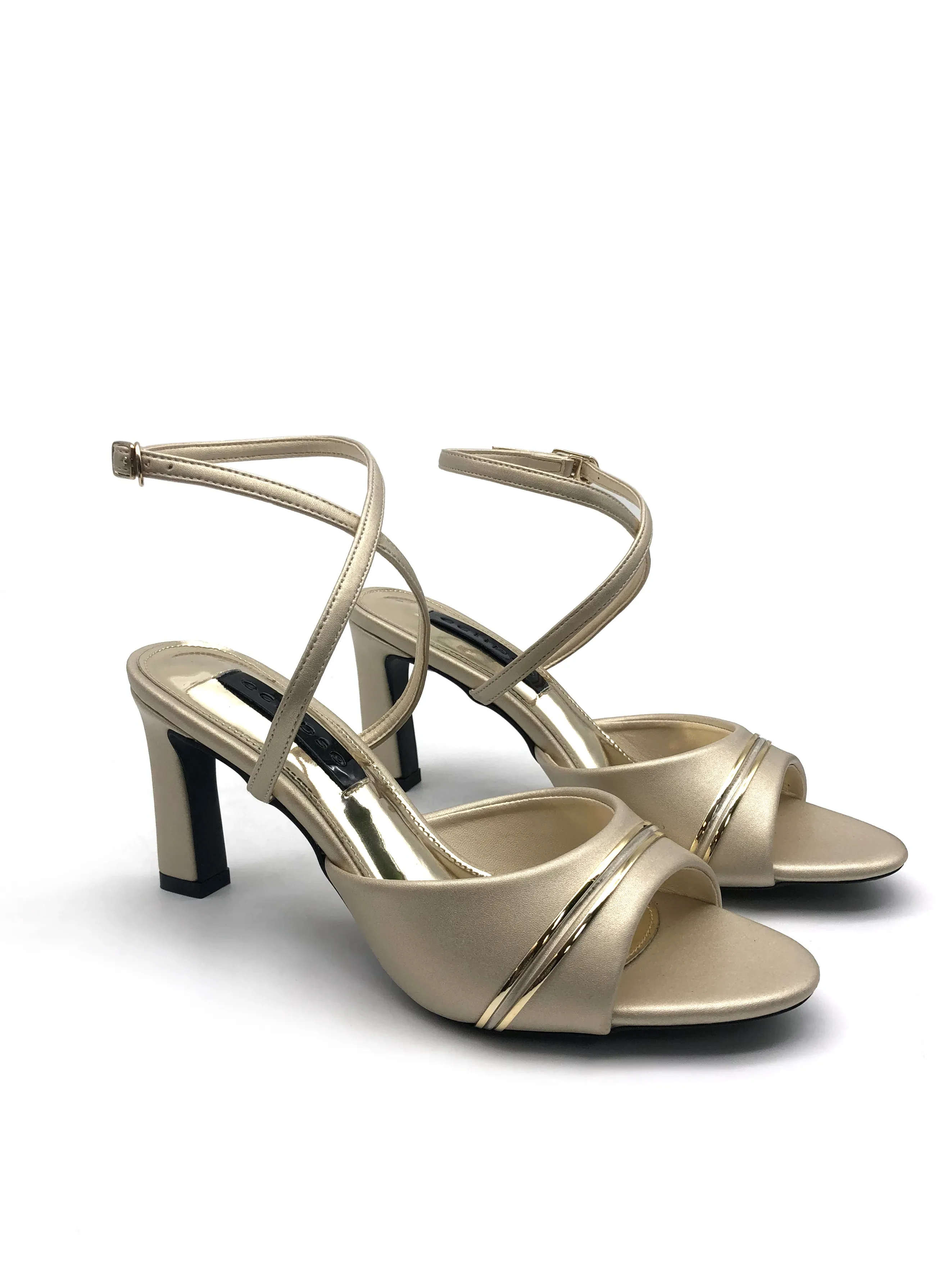 3" HIGH HEEL SANDALS - CHAMPAIGNE BEIGE [5103 3909]