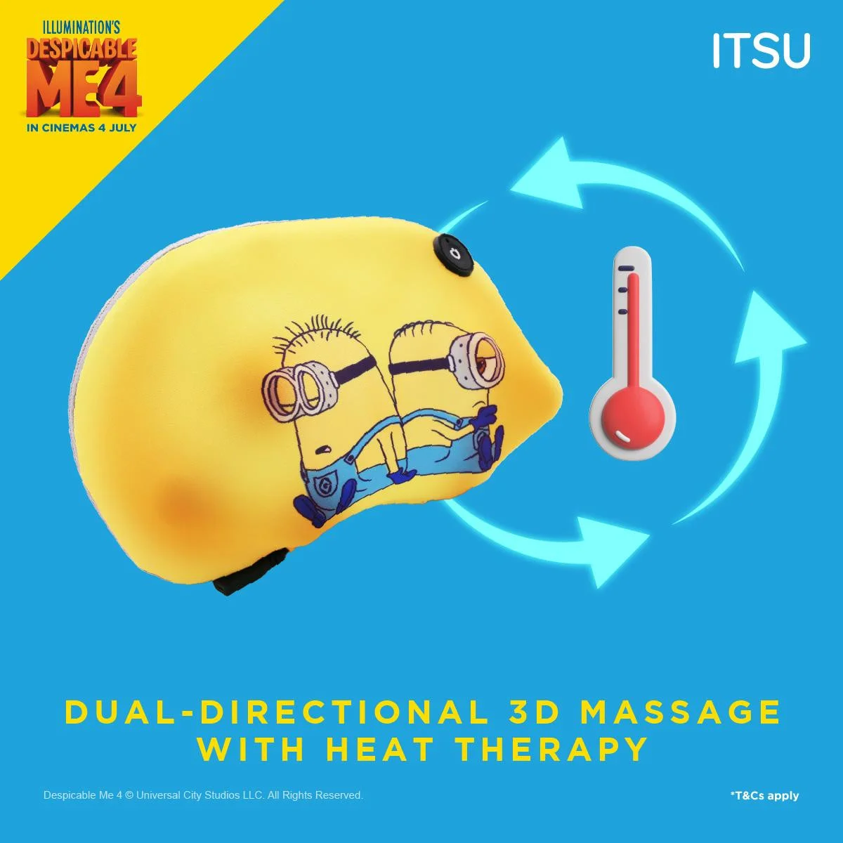 [EXCLUSIVE EDITION] ITSU x MINION 3D PURESU LITE MASSAGER