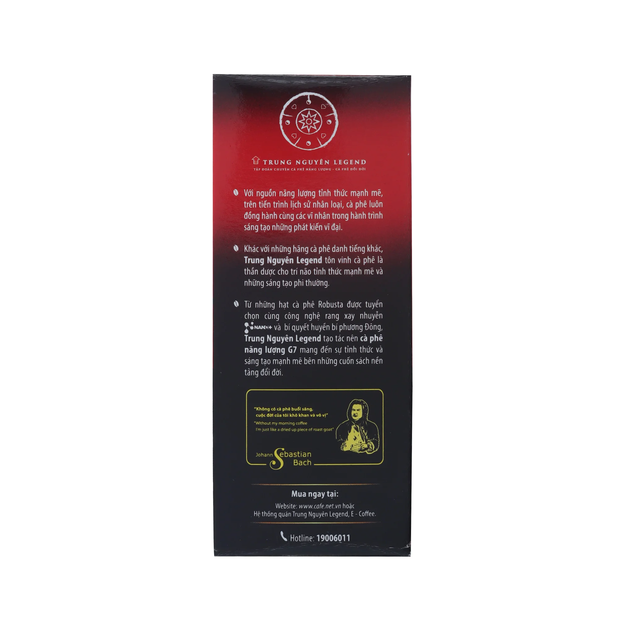 TRUNG NGUYEN G7 VIETNAMESE INSTANT COFFEE 3 IN 1