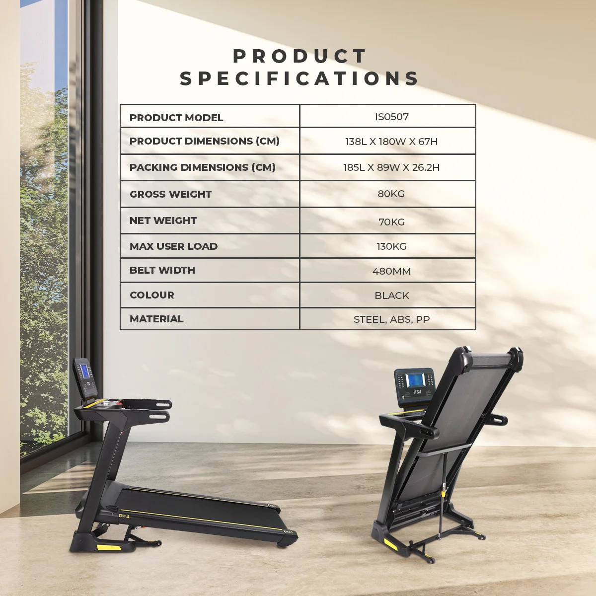ITSU AIRE TRACK PLUS TREADMILLS