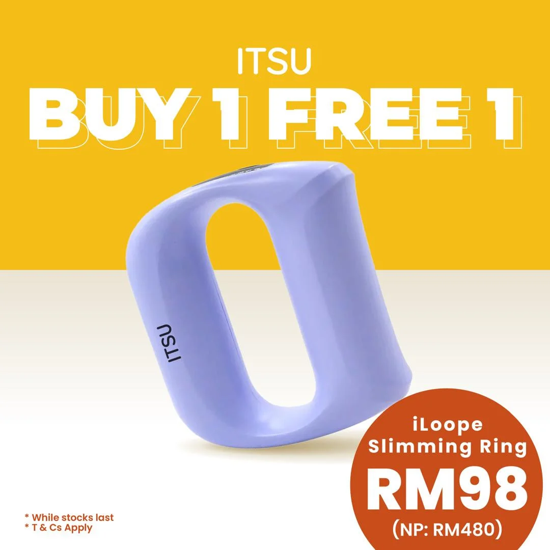 [BUY 1 FREE 1] ITSU ILOOPE THERAPY X FITNESS 2-IN-1 WELLNESS RING