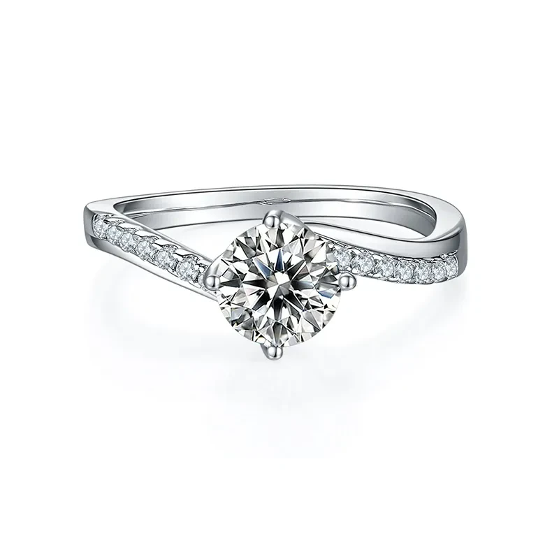 CELESTE TWIRL SOLITAIRE RING