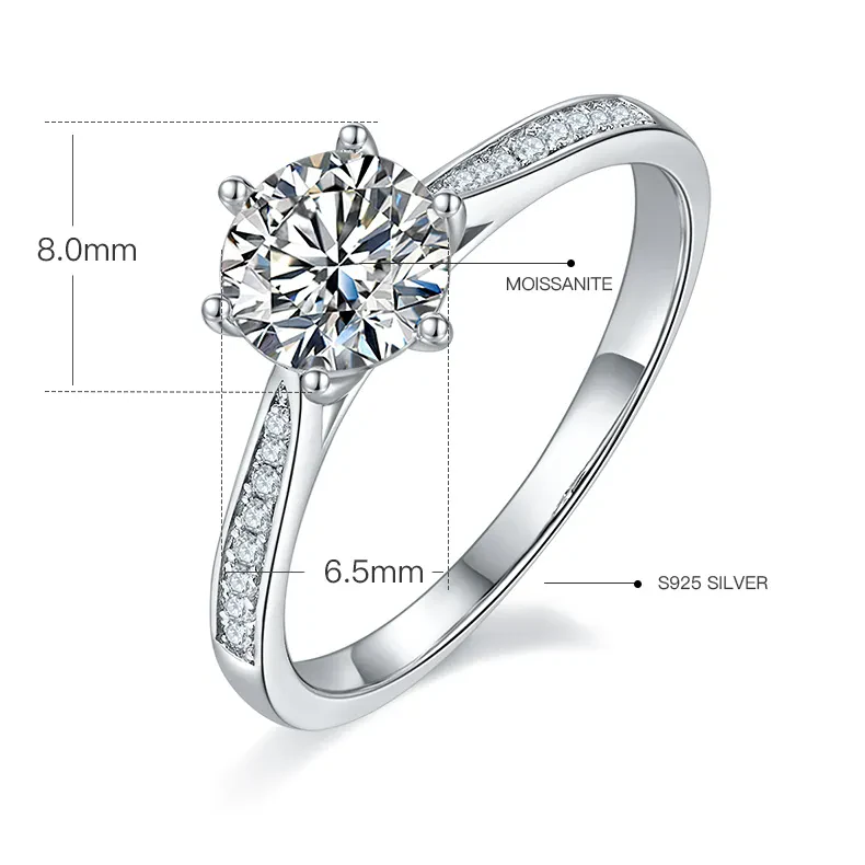 CELESTE SPARK MOISSANITE RING
