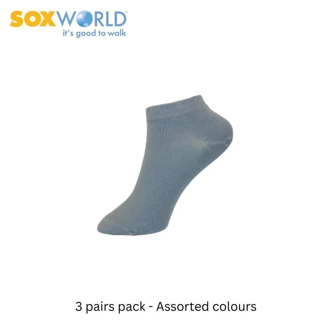 SOXWORLD LADIES SOCKS (3 PAIRS) 19-408