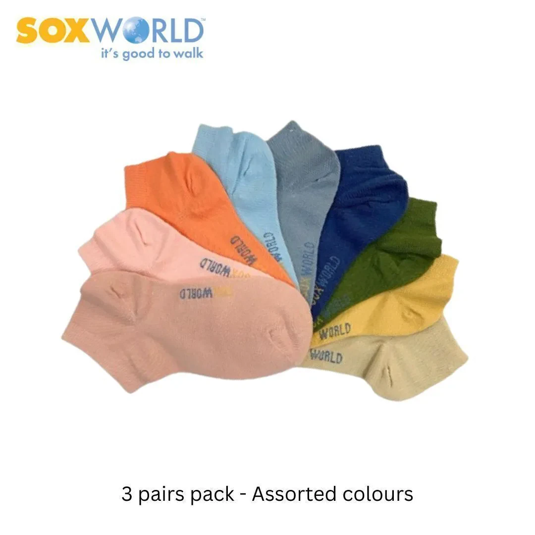 SOXWORLD LADIES SOCKS (3 PAIRS) 19-408