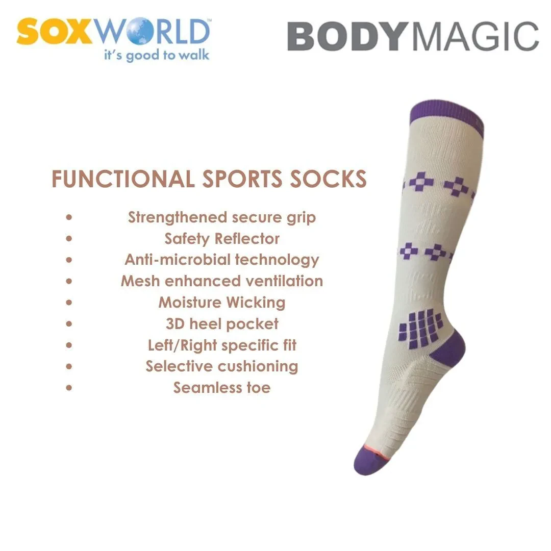 BODY MAGIC ADULT COMPRESSION SOCKS (1 PAIR) 27-514 SOXWORLD