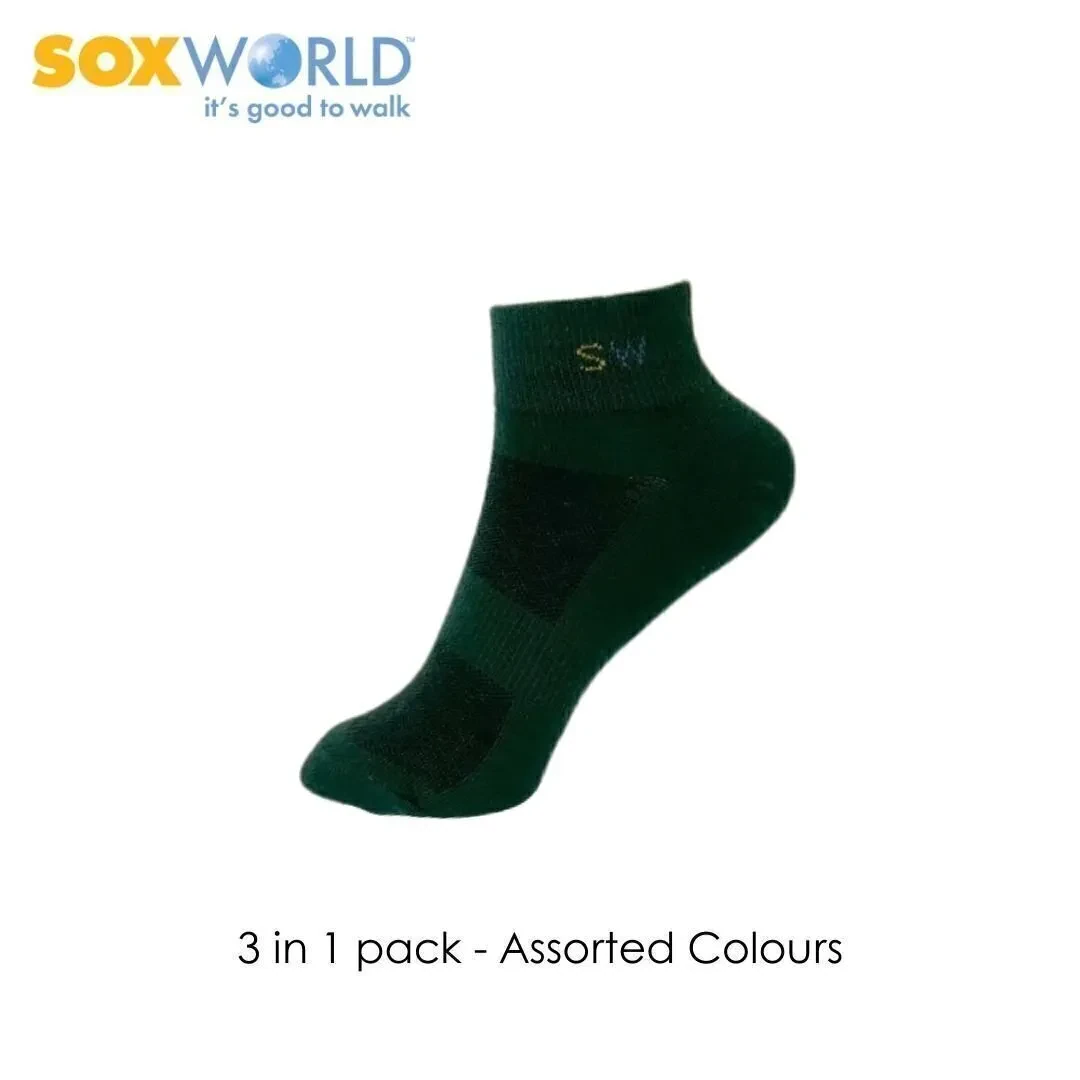 SOXWORLD LADIES SOCKS (3 PAIRS) 19-407