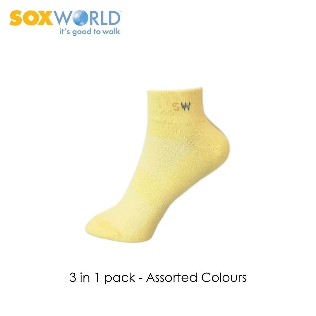 SOXWORLD LADIES SOCKS (3 PAIRS) 19-407