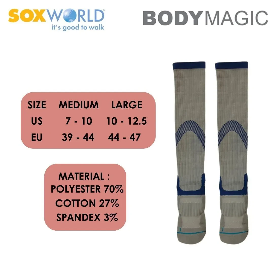 BODY MAGIC ADULT COMPRESSION SOCKS (1 PAIR) 27-517 SOXWORLD