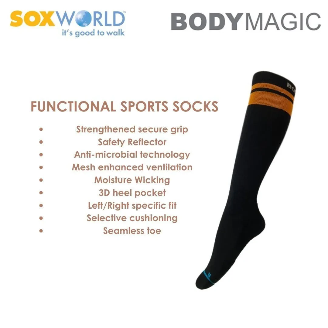 BODY MAGIC ADULT COMPRESSION SOCKS (1 PAIR) 27-516 SOXWORLD