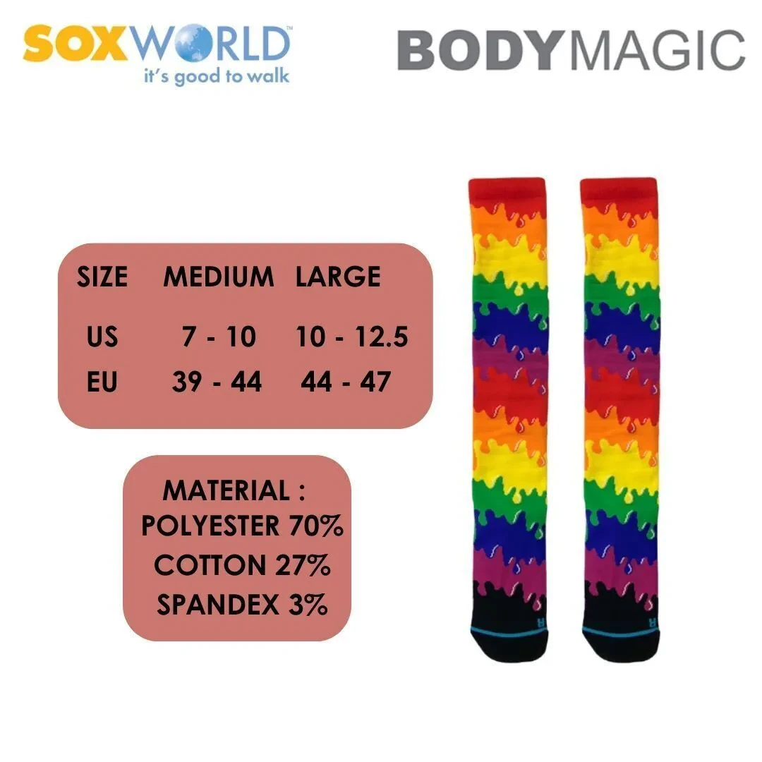 BODY MAGIC ADULT COMPRESSION SOCKS (1 PAIR) 27-515 SOXWORLD