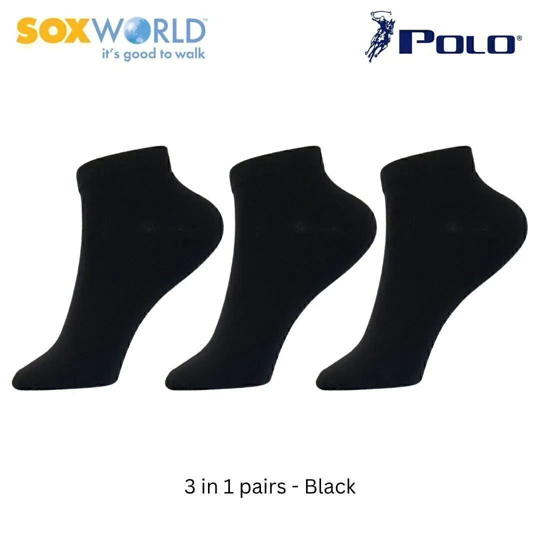 POLO HAUS 3 IN 1 ANKLE SOCKS MUSLIMAH STOKING 25-3710
