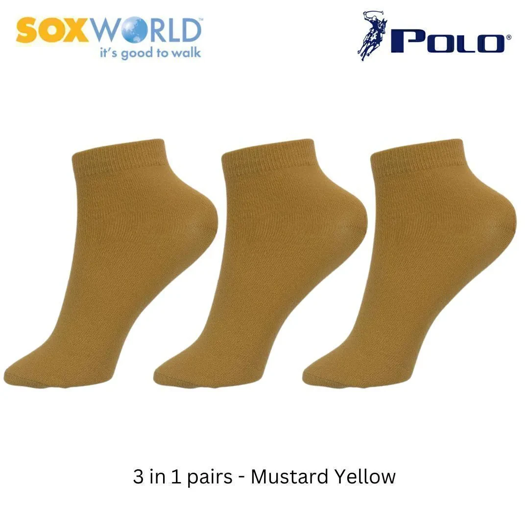 POLO HAUS 3 IN 1 ANKLE SOCKS MUSLIMAH STOKING 25-3710
