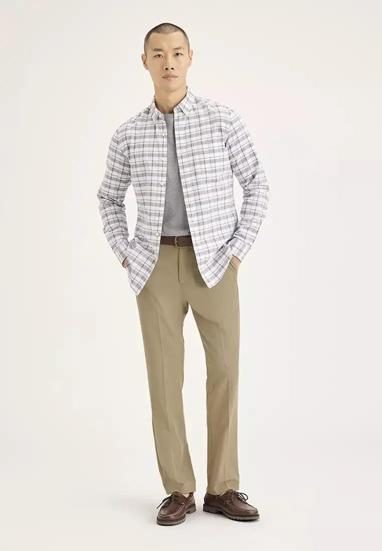 MEN'S WORKDAY DRESS PANT SLIM FIT - KHAKI