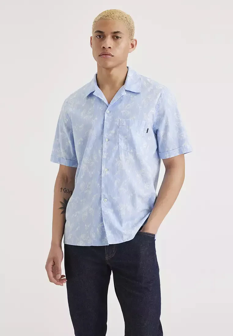 MEN'S CAMP SHIRT REGULAR FIT - BLUE