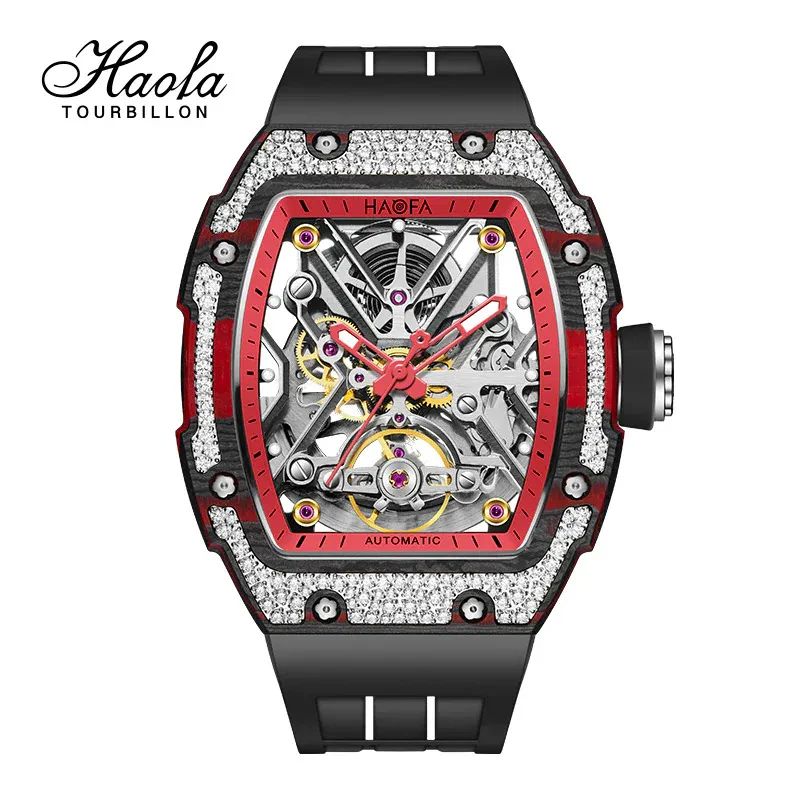HAOFA CARBON FIBER AND CRYSTAL BEZEL AUTOMATIC MOVEMENT 1989