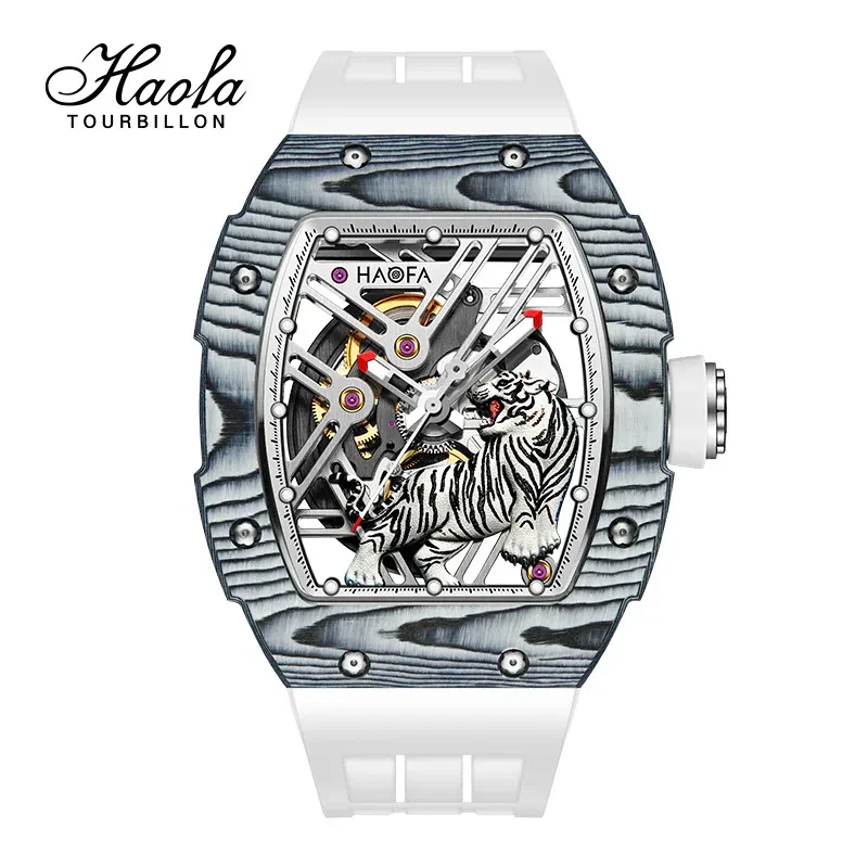 HAOFA 3D TIGER AUTOMATIC CARBON FIBRE WATCH MODEL 1973