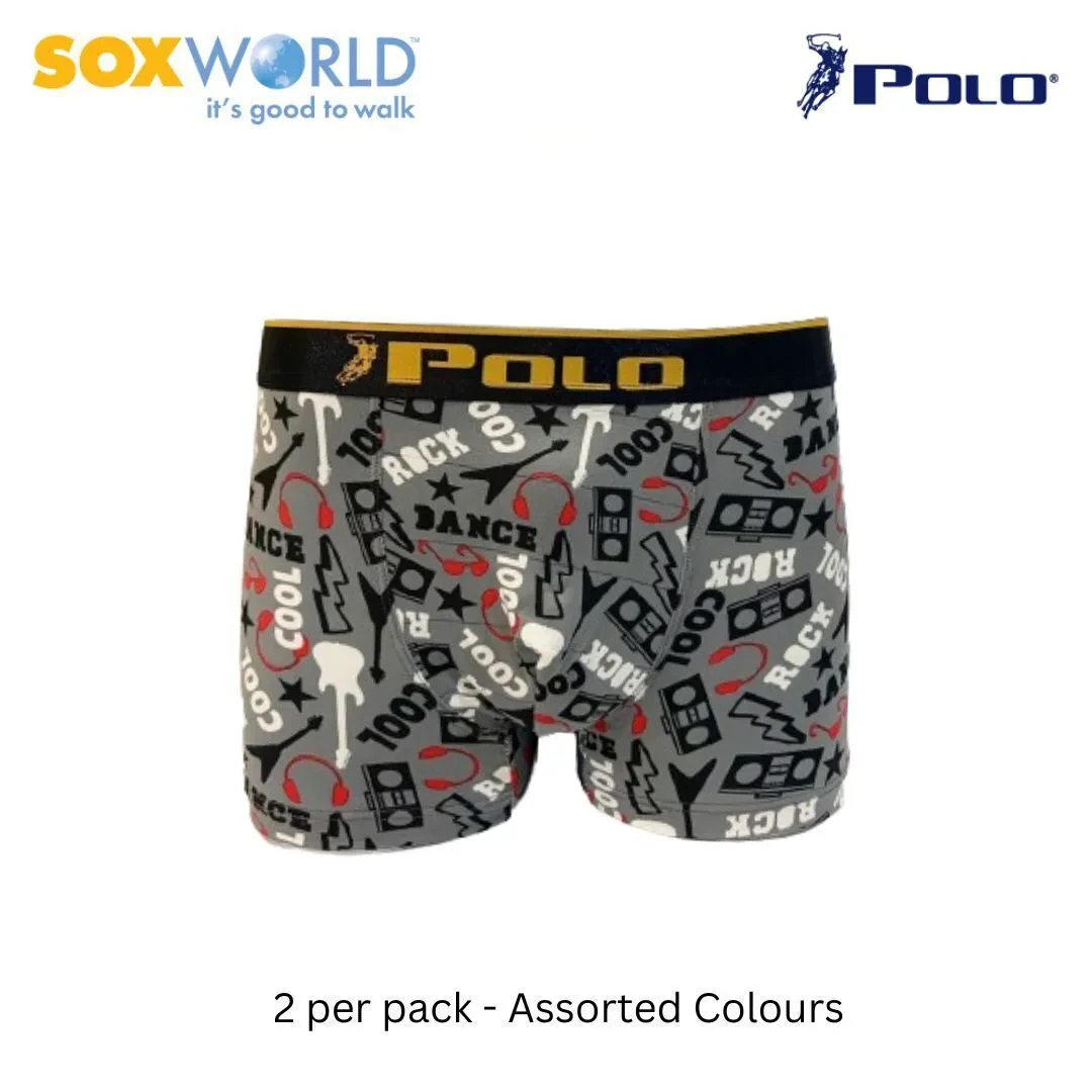 POLO 2 IN 1 INNERWEAR BRIEFS TRUNK BOXER UNDERWEAR 25-ST-72