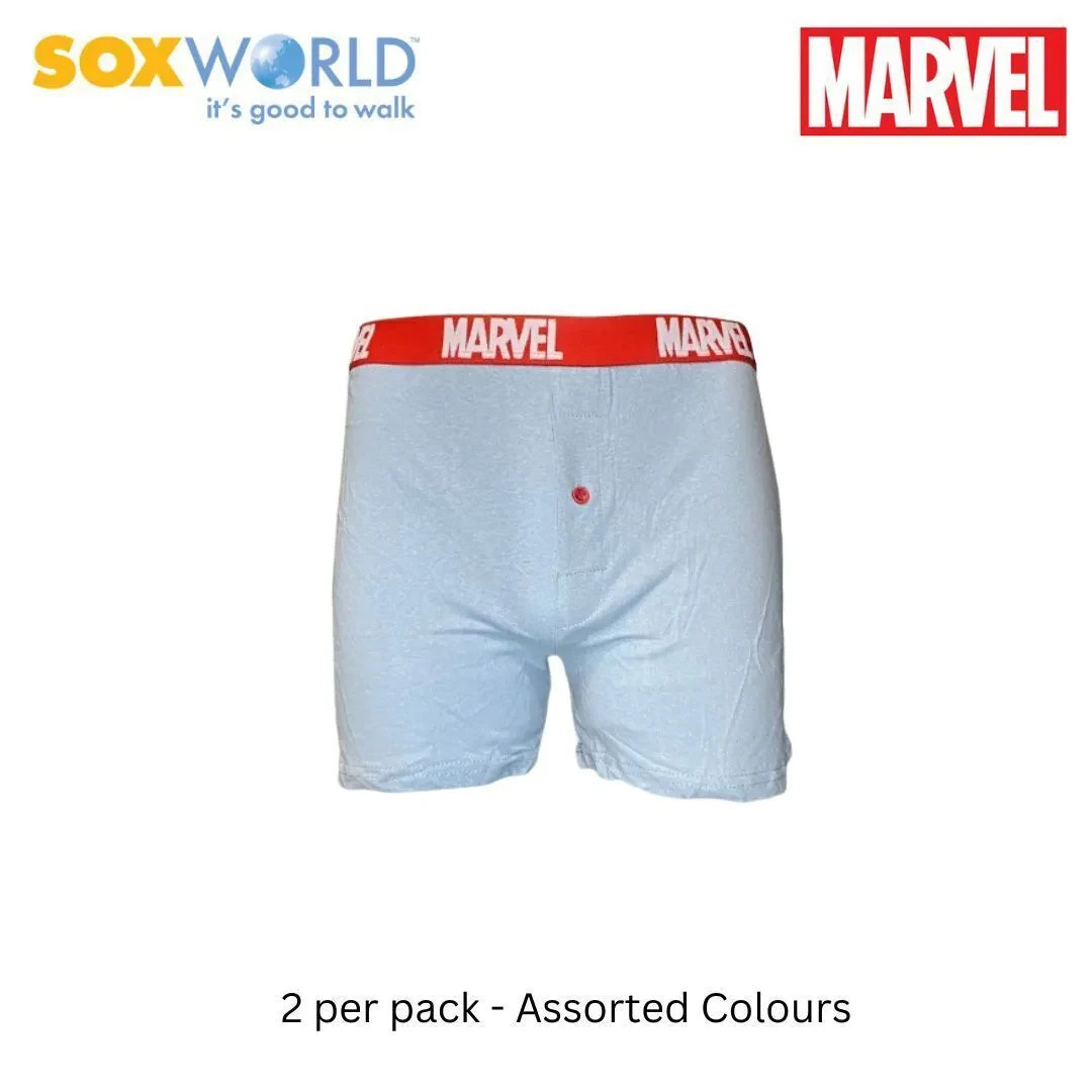 MARVEL 2 PCS MEN UNDERWEAR KNIT BOXER 76-MK-200
