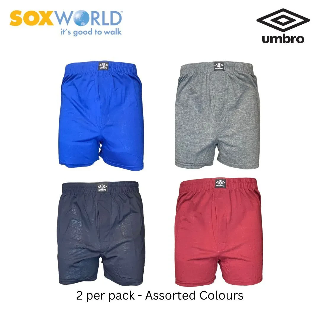 UMBRO 2 PCS MEN UNDERWEAR KNIT BOXER 30-MK-200