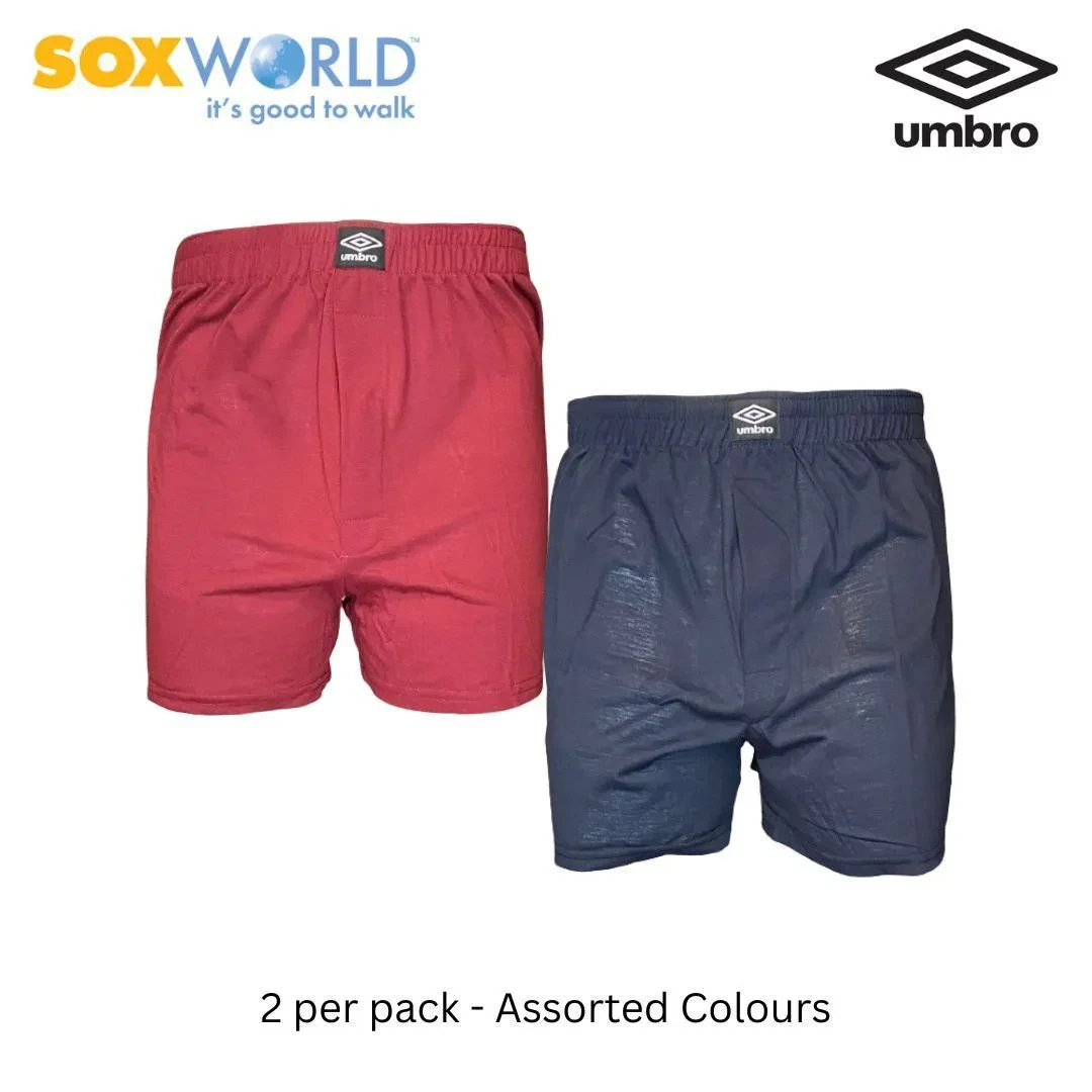 UMBRO 2 PCS MEN UNDERWEAR KNIT BOXER 30-MK-200