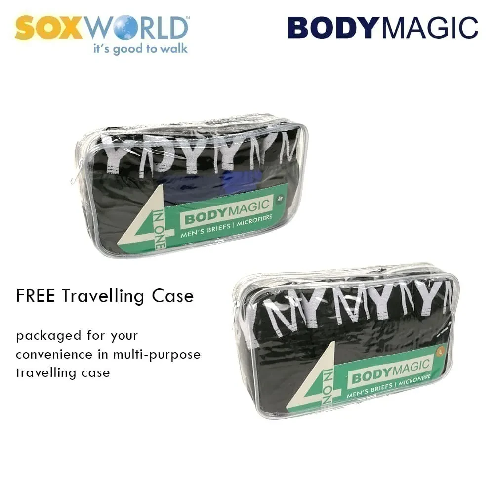 BODY MAGIC 4 IN 1 MEN BRIEFS 27-7400 / 27-7401