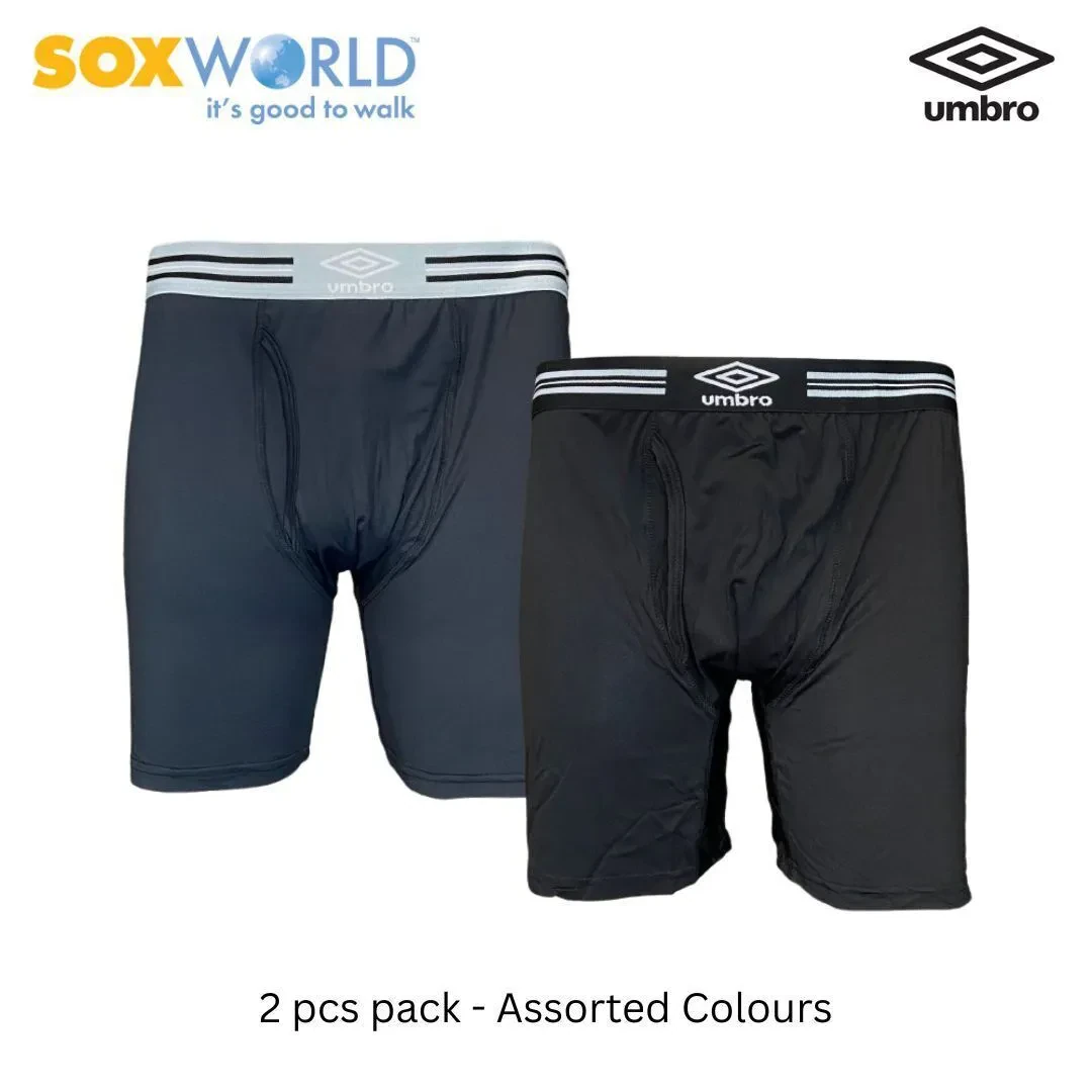 UMBRO 2 PCS MEN'S INNERWEAR BRIEFS TRUNK BOXER UNDERWEAR 30-UT-3200