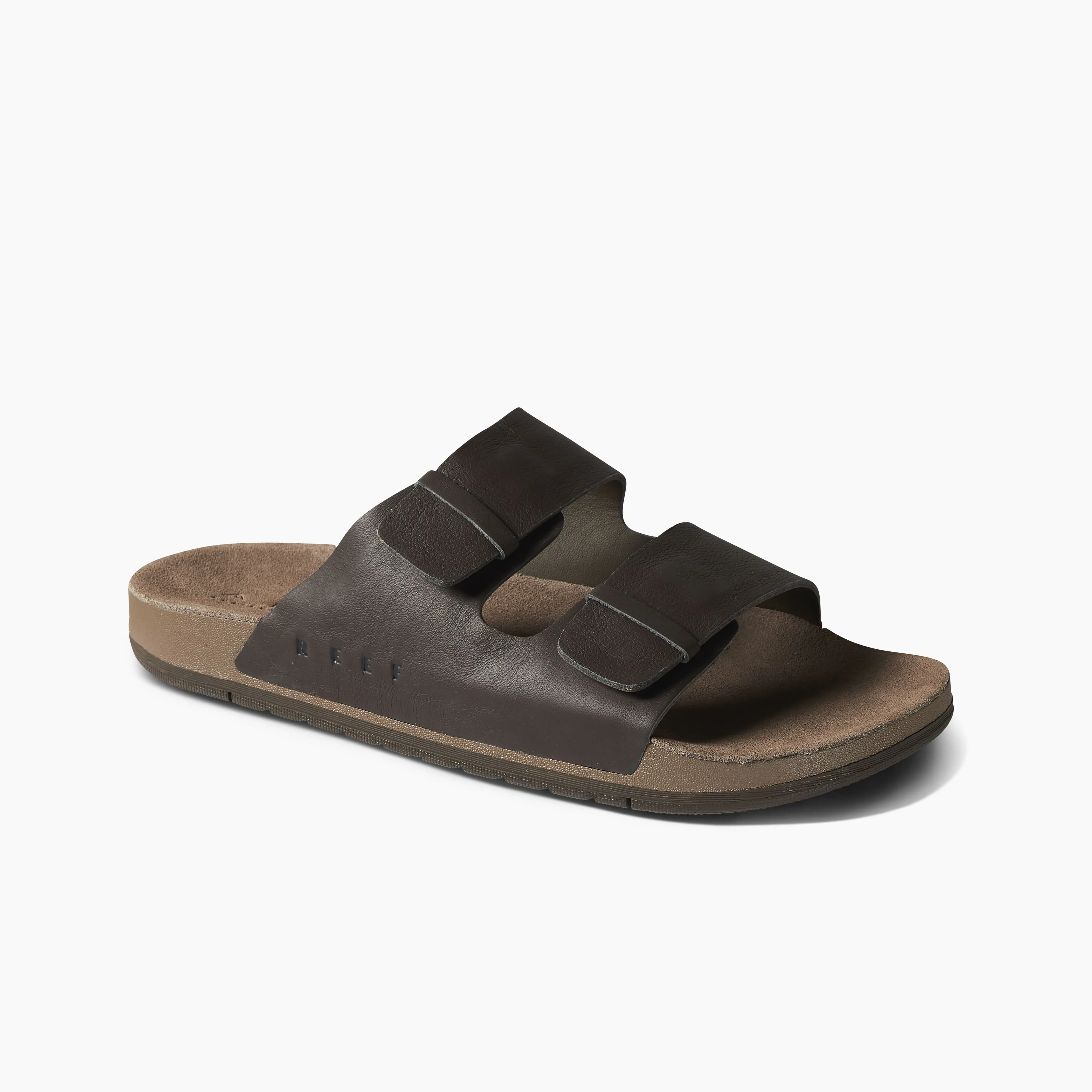 OJAI TWO BAR BROWN LEATHER