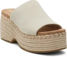 LAILA MULE MULE FOG SUEDE