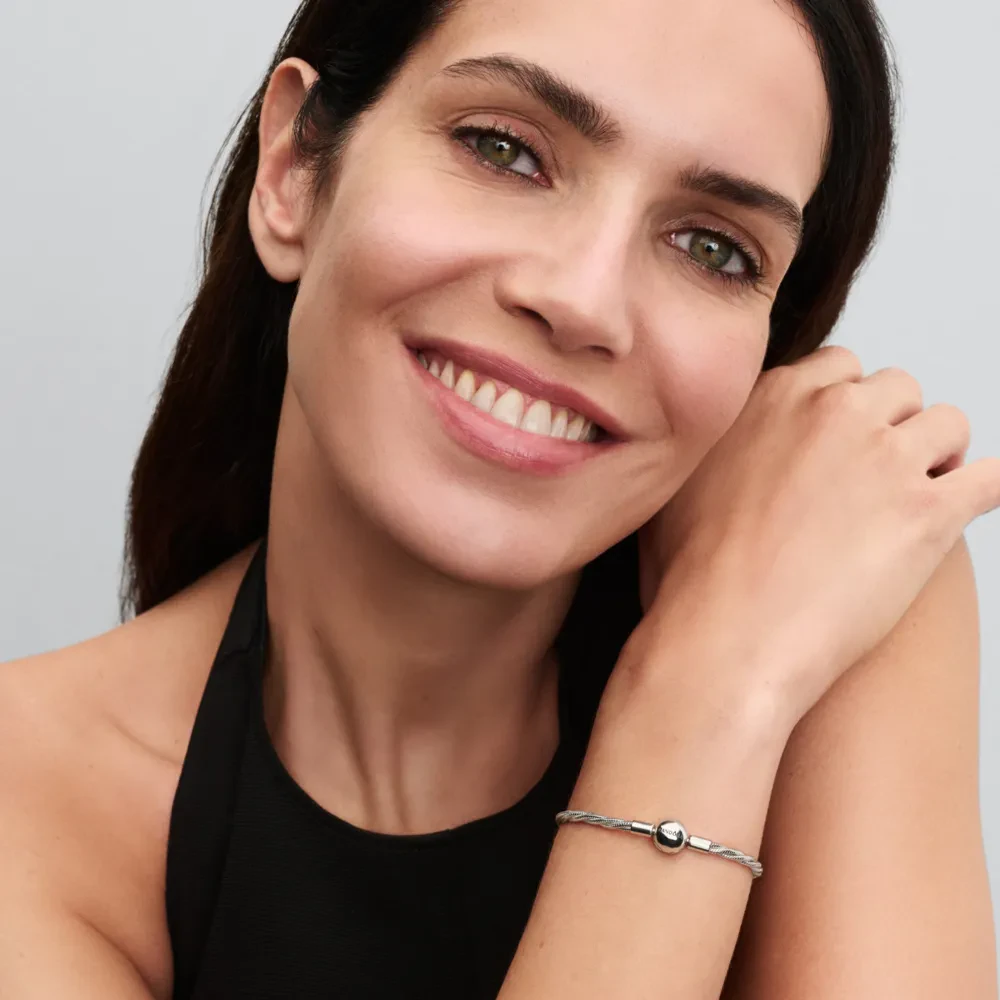 PANDORA ROUND PANDORA CLASP TWISTED SNAKE CHAIN