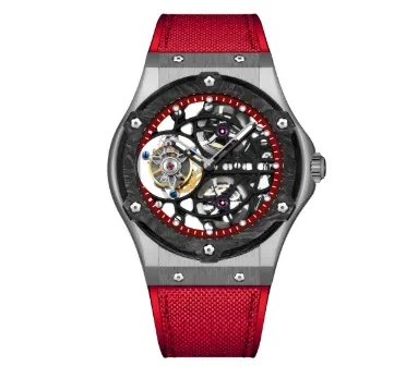 CARBON FIBER BEZEL WITH TITANIUM ALLOT CASING 1918