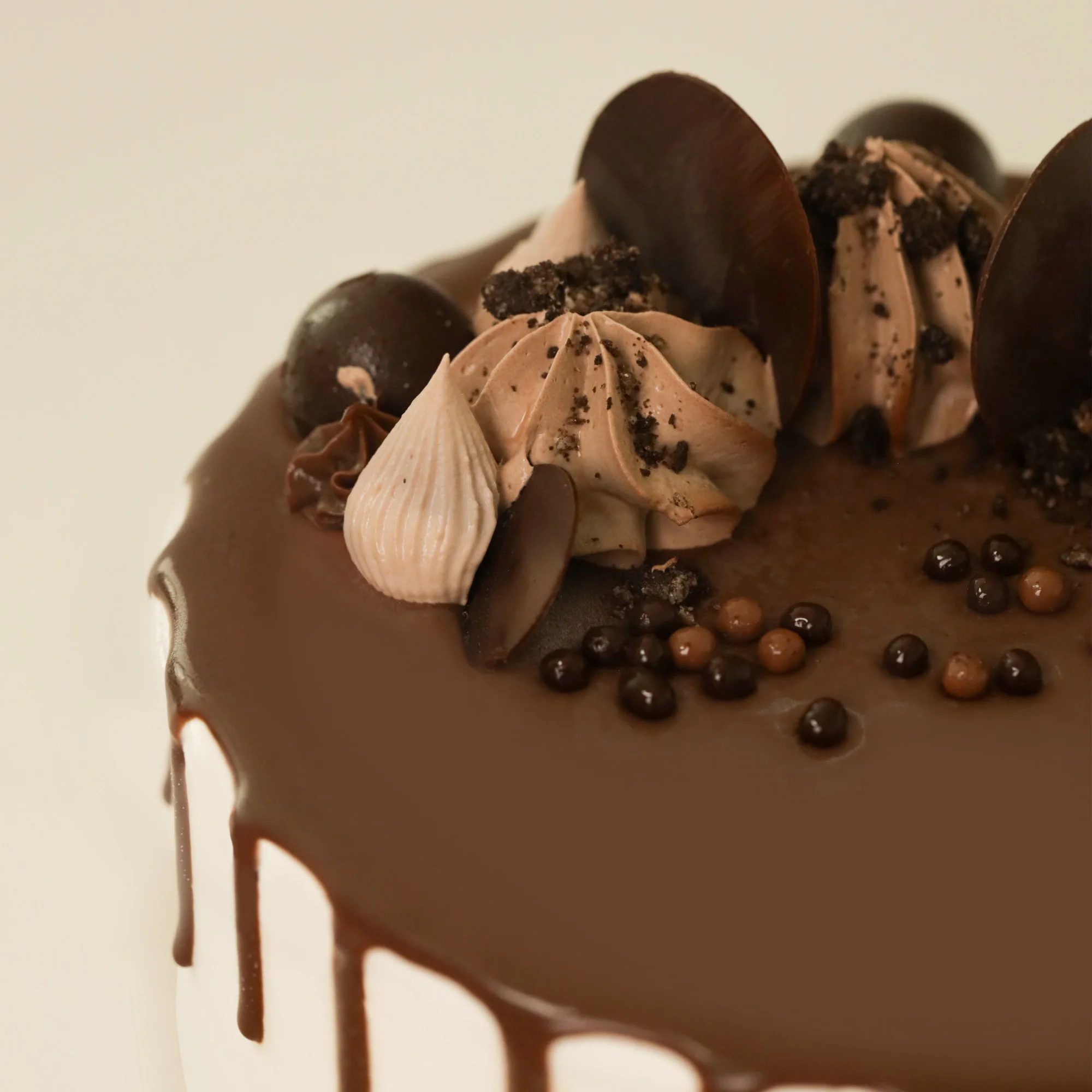 SIGNATURE ICE CREAM CAKE (VALRHONA CHOCOLATE + VANILLA BEAN)
