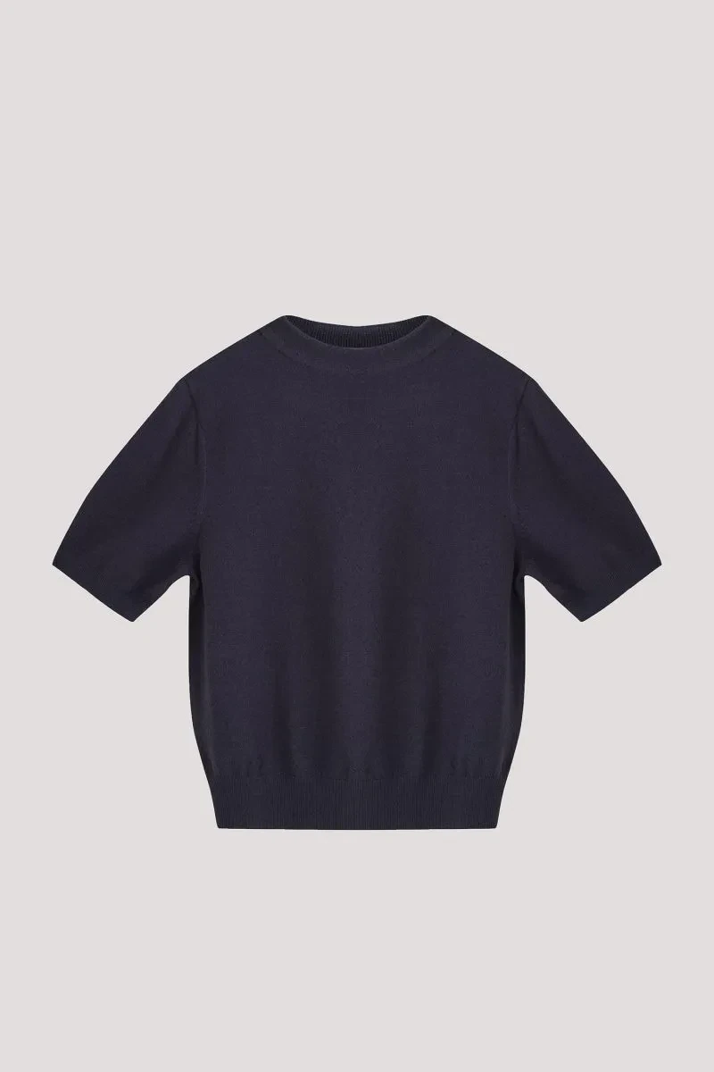 MOCK NECK BASIC KNIT