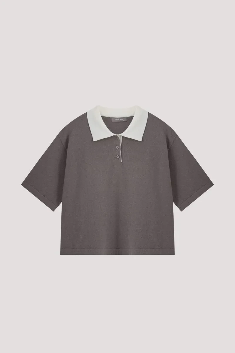 POLO COLLAR KNIT