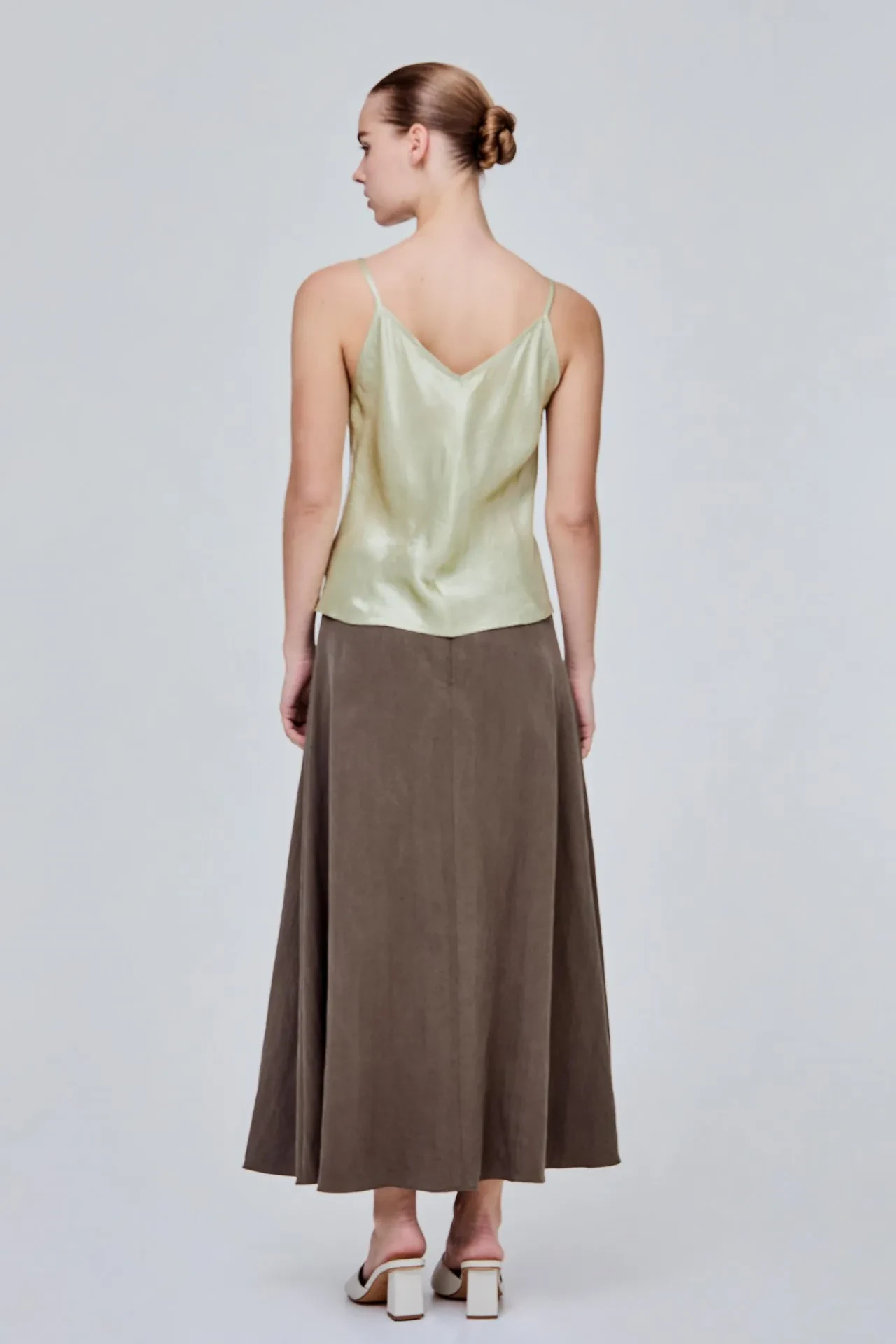ACETATE STRAPPY TOP