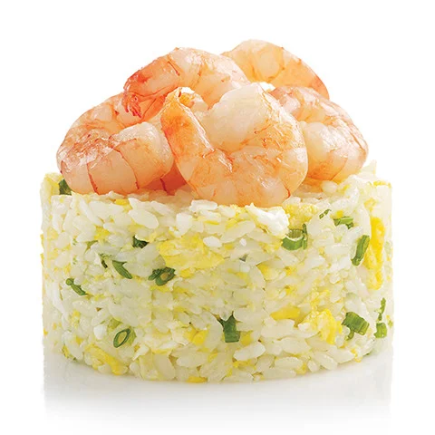 EGG FRIED RICE WITH SEASONED PRAWNS SET MEAL