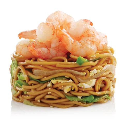 FRESH RAMEN WITH SEASONED PRAWNS SET MEAL