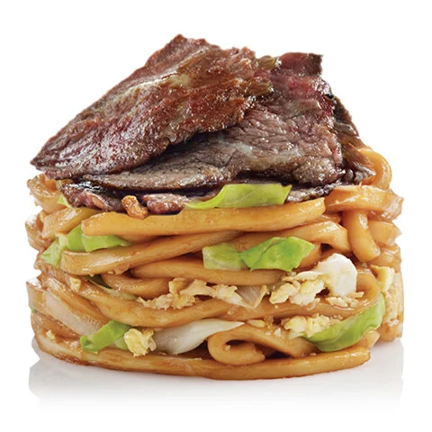 FRESH UDON WITH BRAISED BEEF SET MEAL