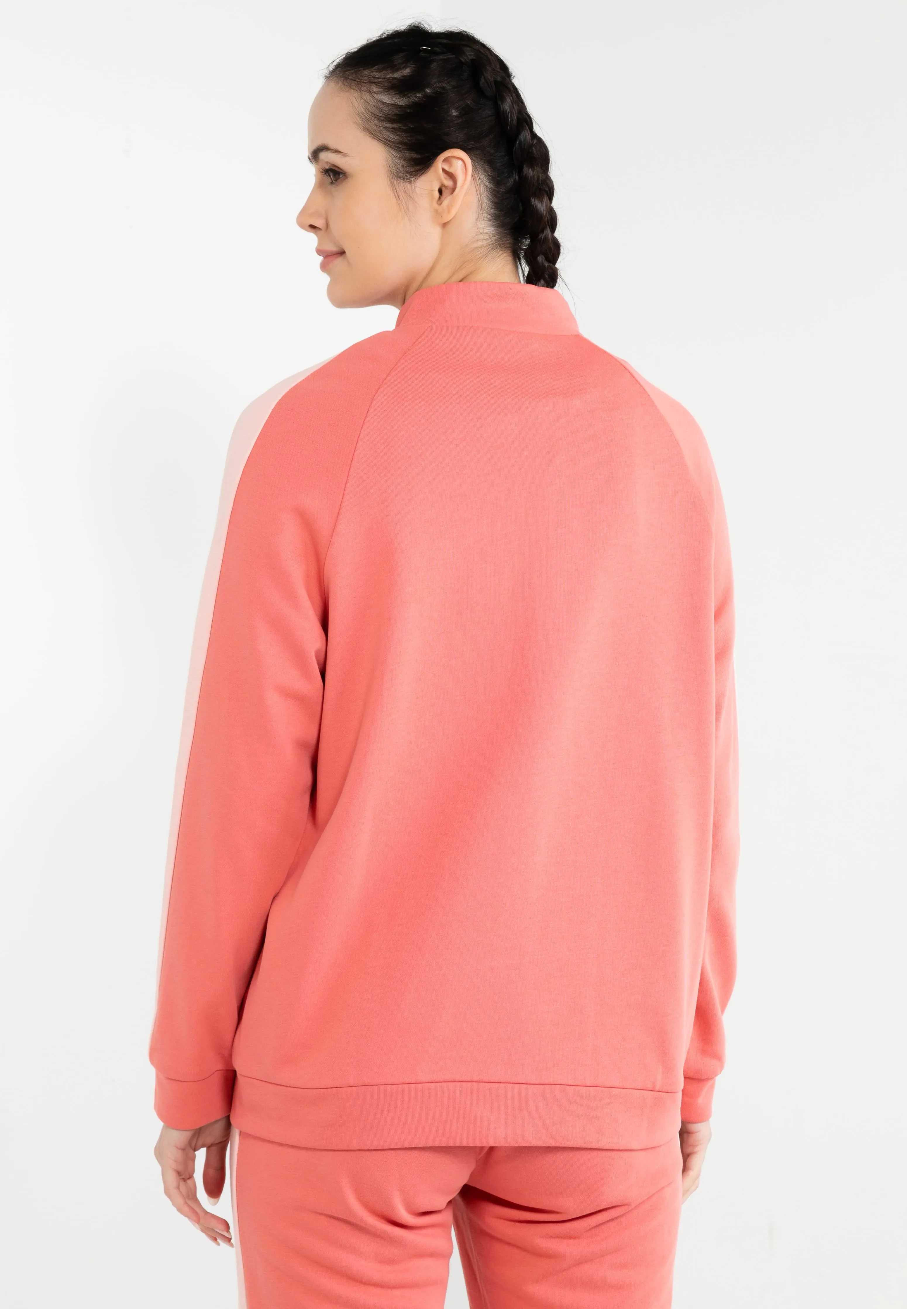 ELLE ACTIVE TRACK JACKET  - D-PINK