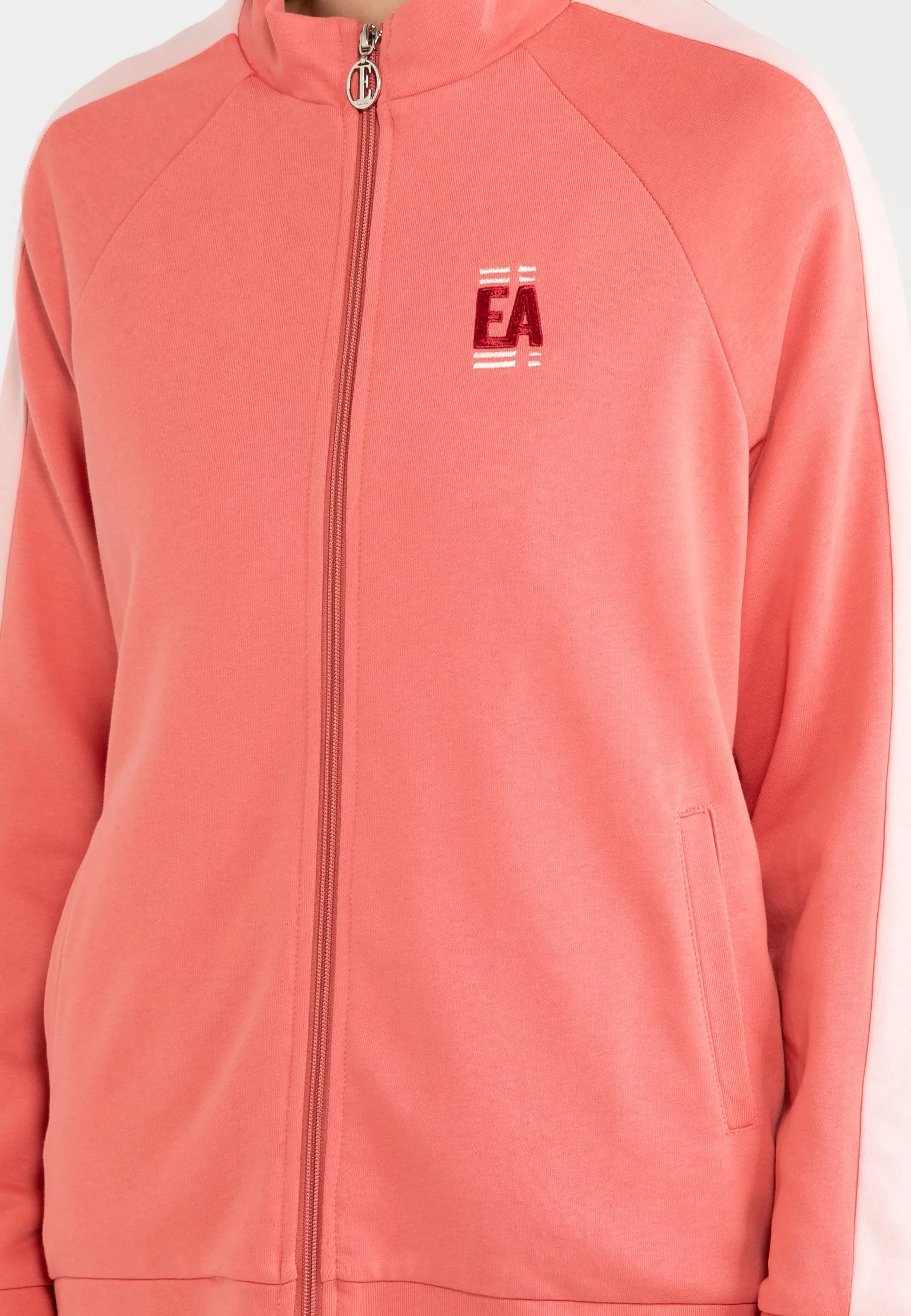 ELLE ACTIVE TRACK JACKET  - D-PINK