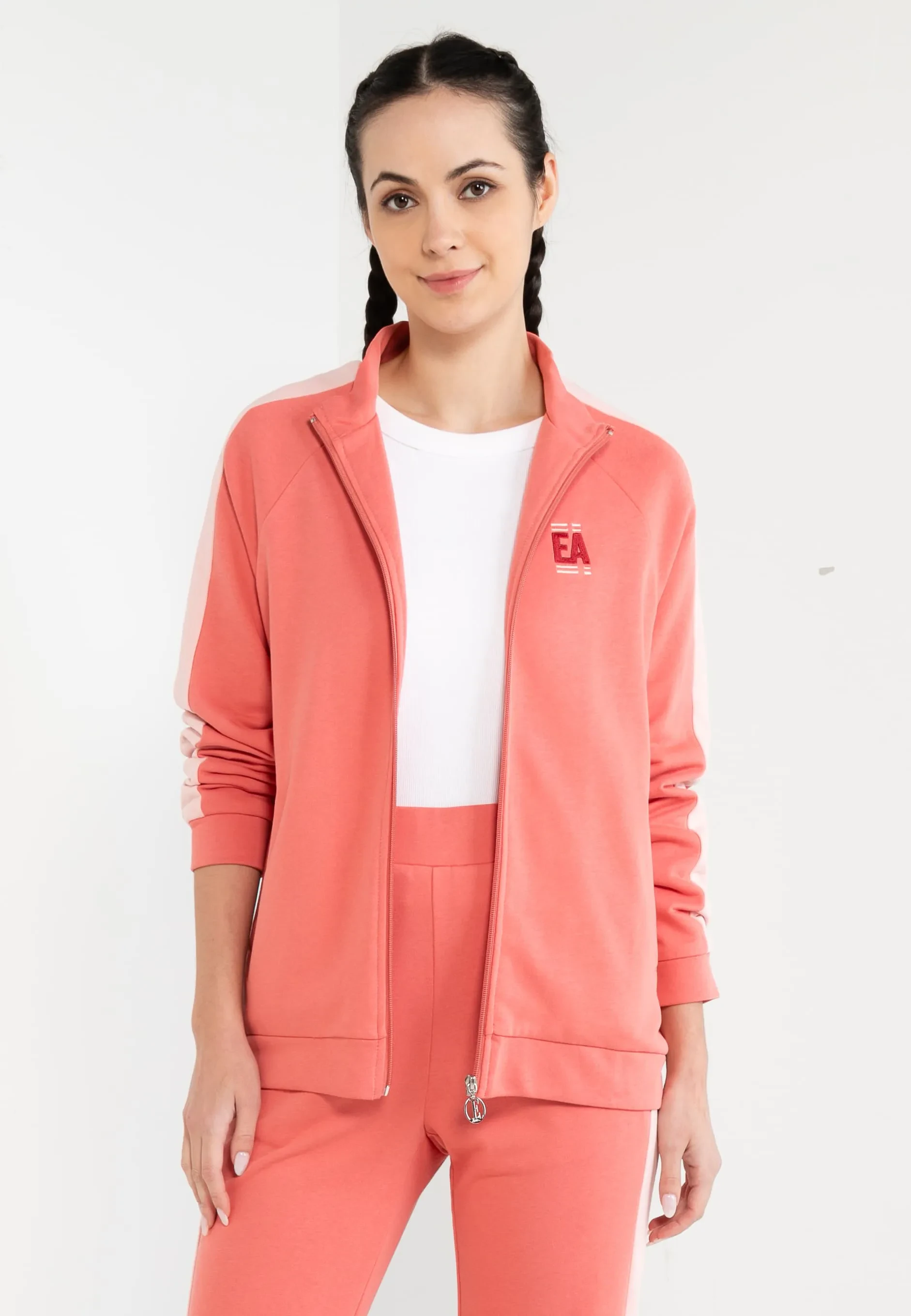 ELLE ACTIVE TRACK JACKET  - D-PINK
