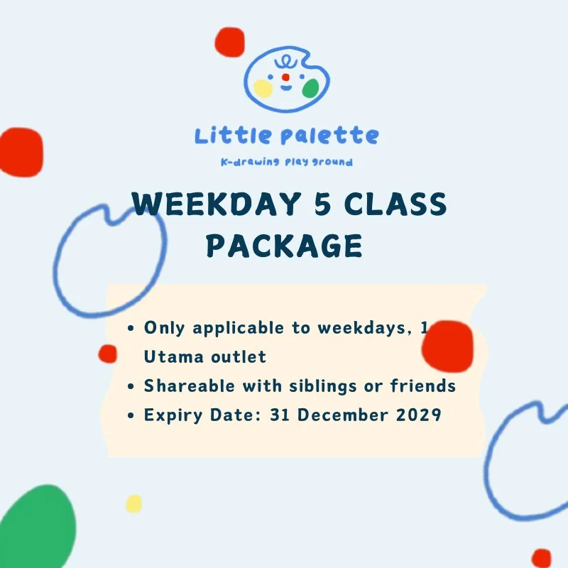 LITTLE PALETTE WEEKDAY 5 CLASS PACKAGE