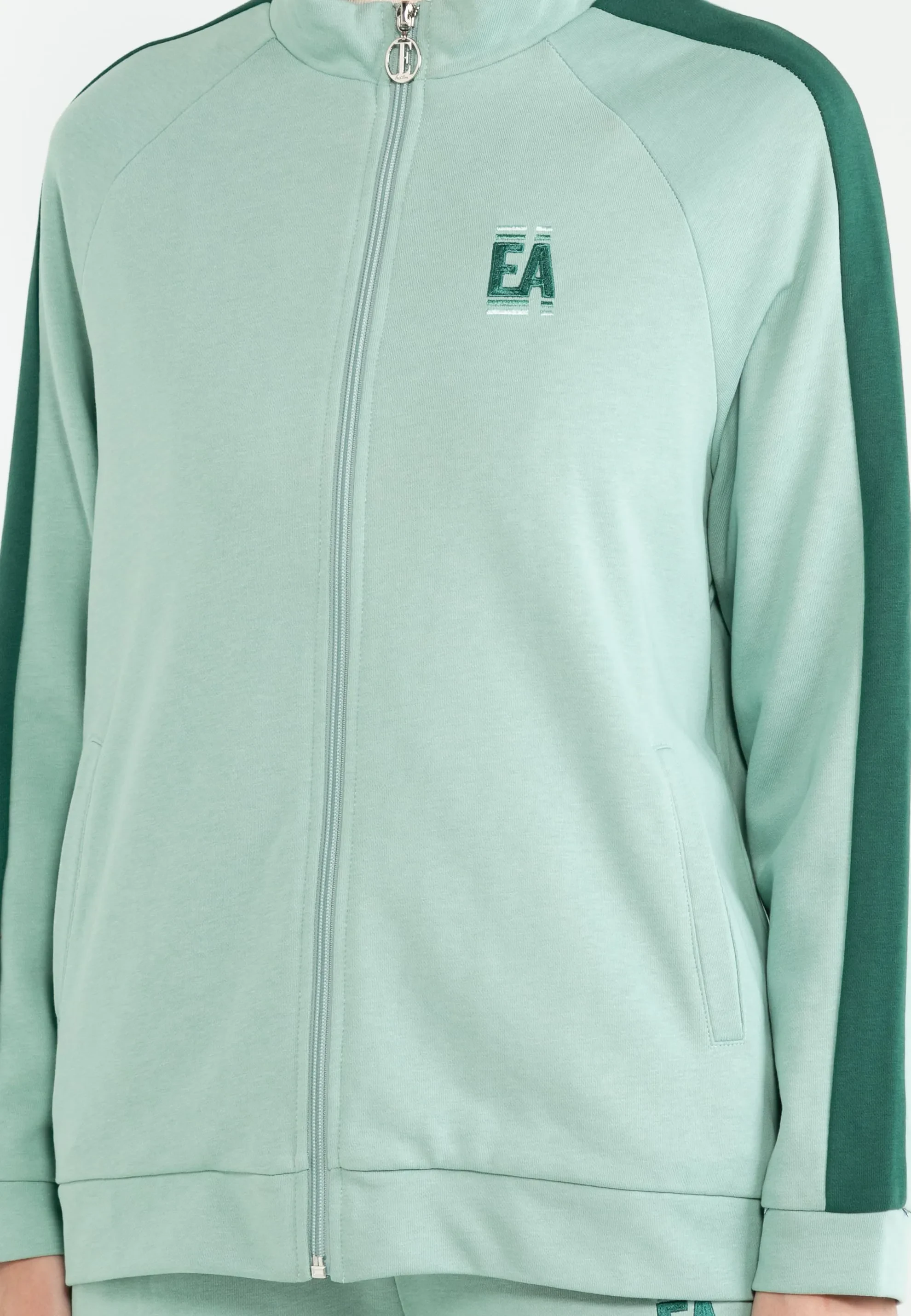 ELLE ACTIVE TRACK JACKET   - GREEN