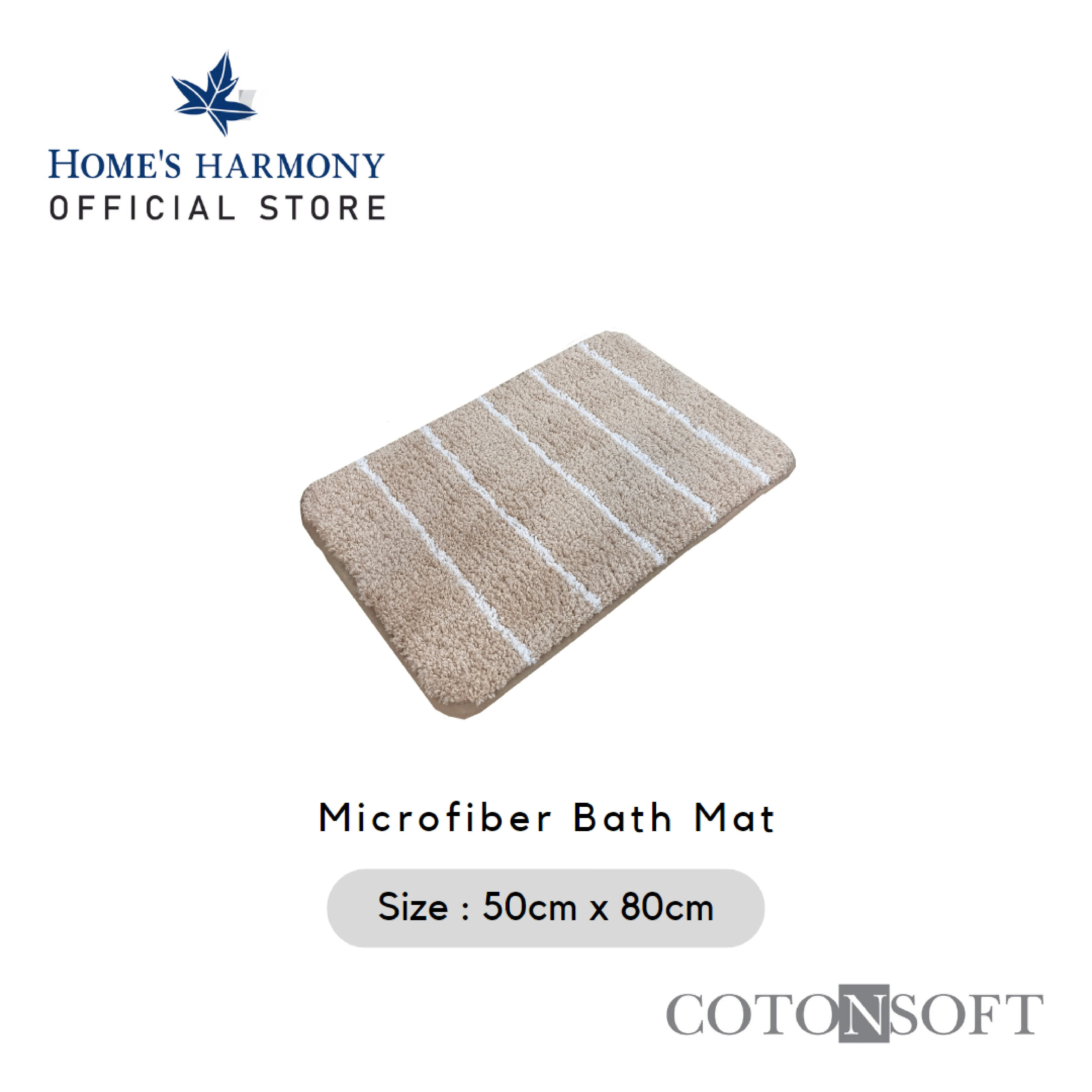 COTONSOFT ODORI BATH MAT MICROFIBER 50X80CM